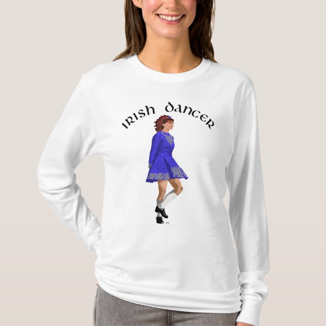 Irländsk dansare t shirt (Framsida)