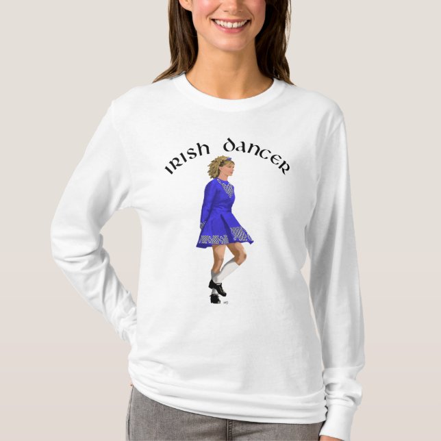Irländsk dansare t shirt (Framsida)