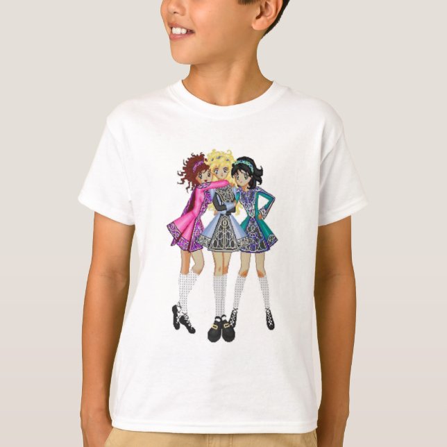 Irländsk dansare tee shirt (Framsida)