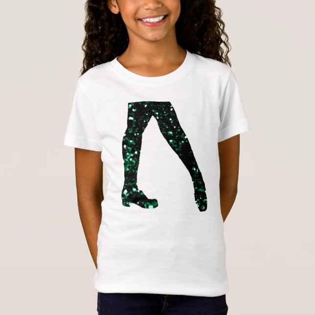 Irländsk dansare tee shirt (Framsida)