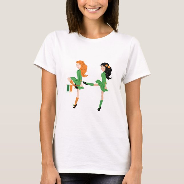 Irländsk dansare tee shirt (Framsida)