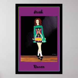 Irländsk dansareaffisch 2 poster