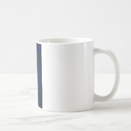 Irländsk design blå kristall kaffemugg