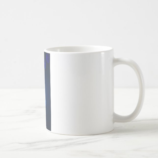 Irländsk design blå kristall kaffemugg (Höger)