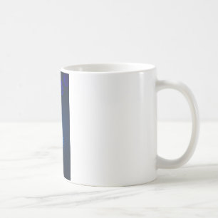 Irländsk design blå kristall kaffemugg
