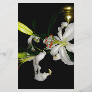 Irländsk design-Blomsterkollektionen Brevpapper