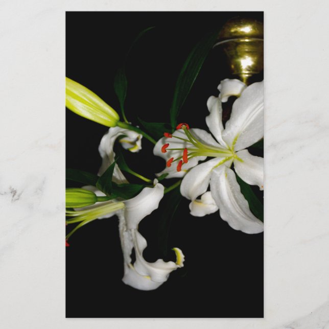 Irländsk design-Blomsterkollektionen Brevpapper (Framsida)