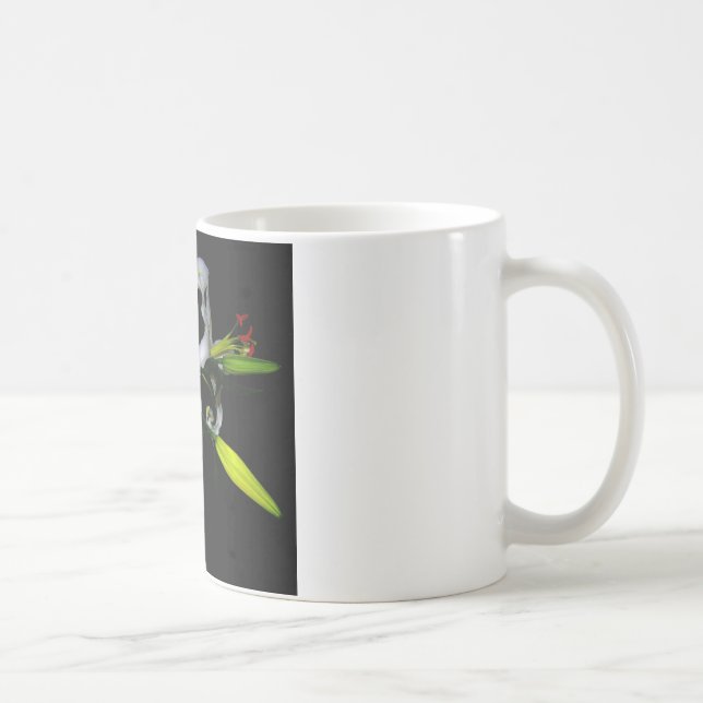Irländsk design för märken och blommor kaffemugg (Höger)
