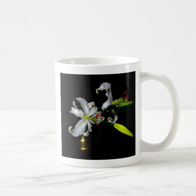 Irländsk design för märken och blommor kaffemugg (Höger)