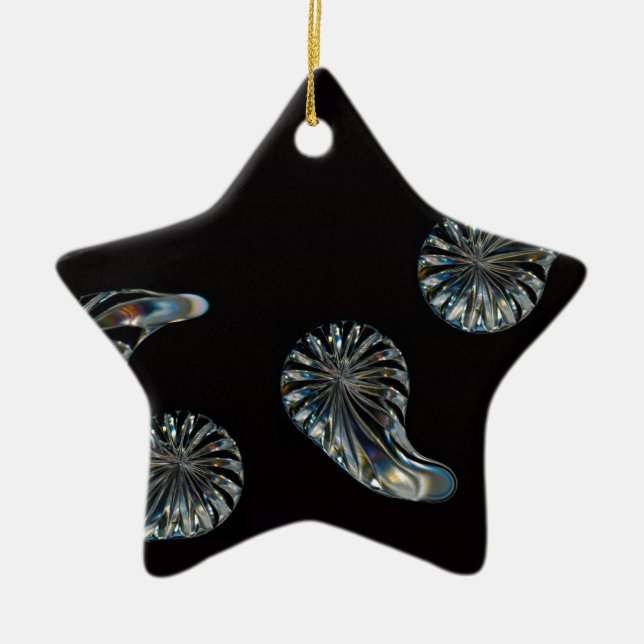 Irländsk design - Kristallsamlingen Julgransprydnad Keramik (Framsidan)