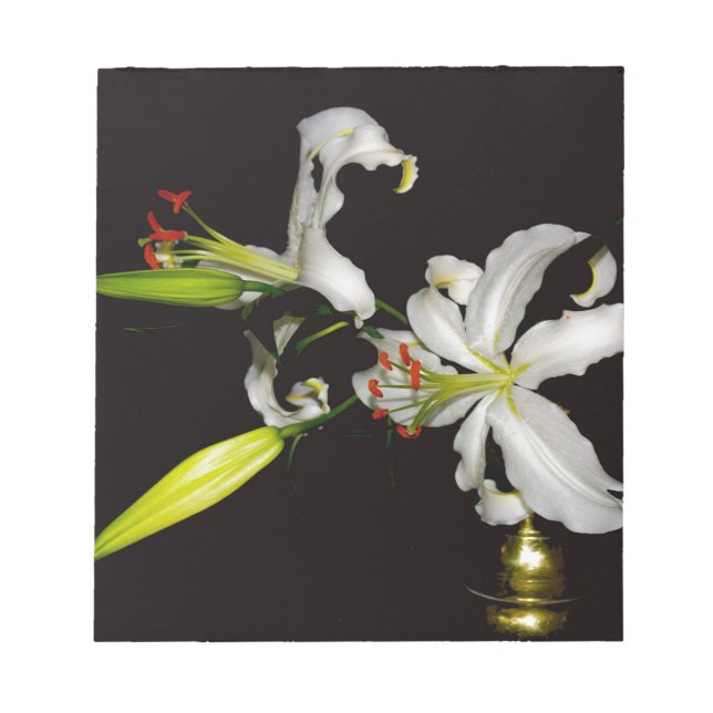 Irländsk design - mässing och blommig samling anteckningsblock (Framsida)