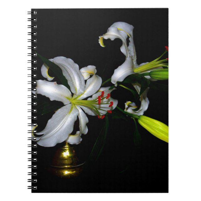Irländsk design-mässing och blommönster anteckningsbok (Framsidan)