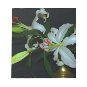 Irländsk design-Mässing och blomsamling Anteckningsblock