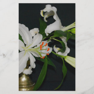 Irländsk design-Mässing och blomsamling Brevpapper