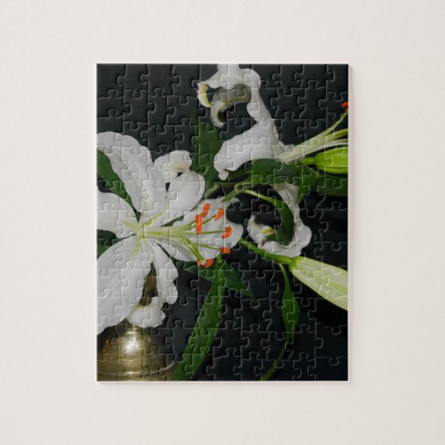 Irländsk design-Mässing och blomsamling Pussel (Vertikal)