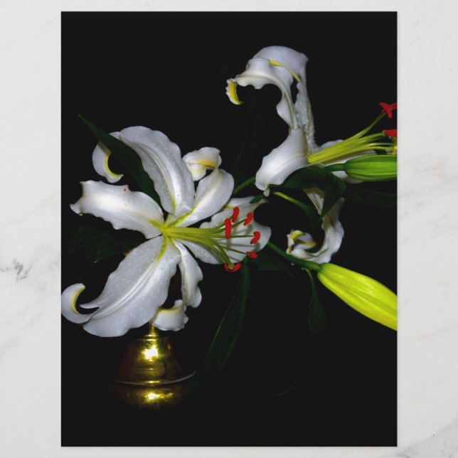 Irländsk design-Messing och blommig design (Framsida)