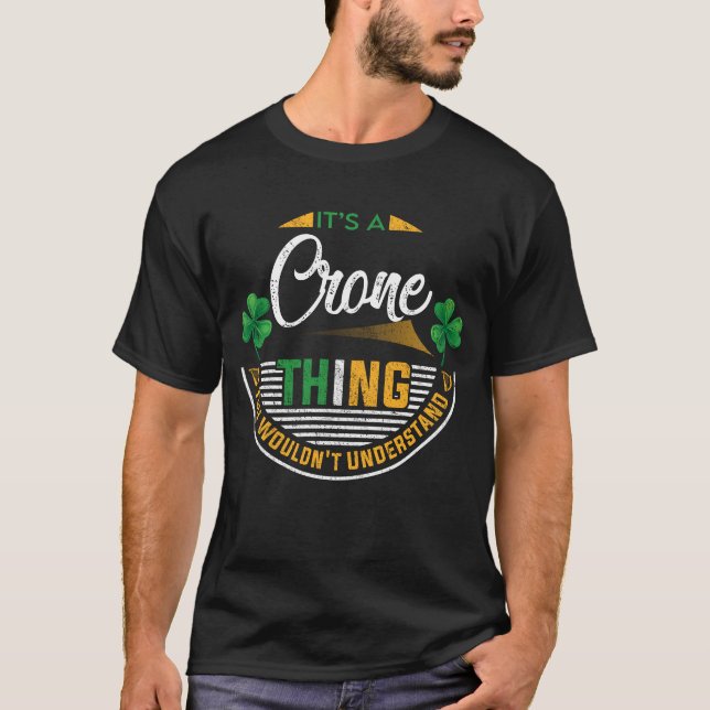 Irländsk - Det är en gammelkärringgrej T Shirt (Framsida)