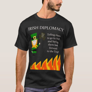 Irländsk diplomati t shirt