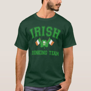 Irländsk dricka lagt-skjorta t-shirt
