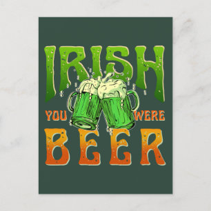 IRLÄNDSK DU VAR ÖL ROLIG DRIKANDE IRLAND VYKORT
