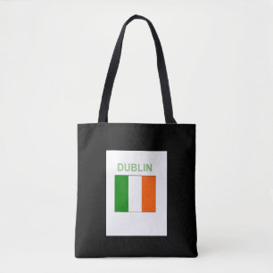 Irländsk, Dublin, Totebag, Tote Bag, Shopping Tygkasse