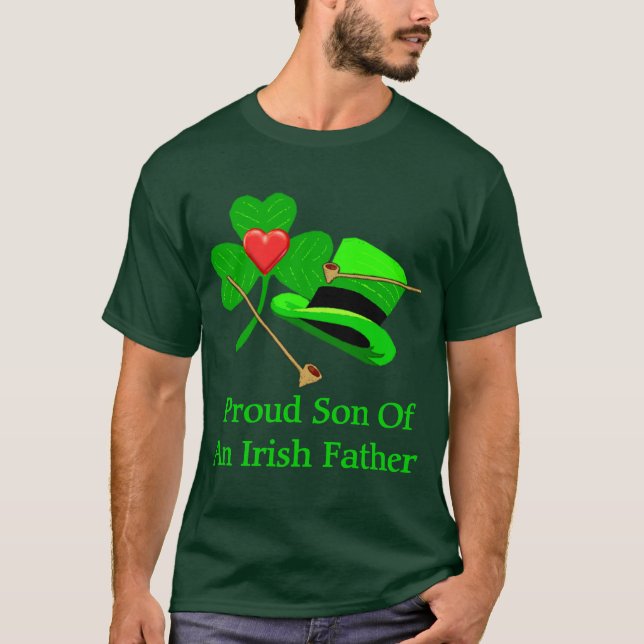 Irländsk far t shirt (Framsida)