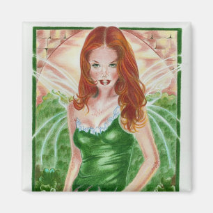 Irländsk felik Shamrockmagnet Magnet
