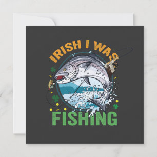 Irländsk fiskare var rolig St Patrick's fiskare Inbjudningar