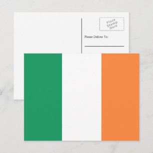 Irländsk flagga, Flagga för Republiken Irland Vykort
