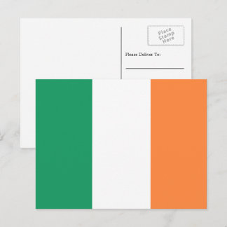 Irländsk flagga, Flagga för Republiken Irland Vykort