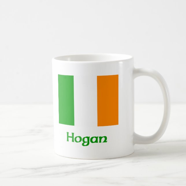 Irländsk flagga för Hogan Kaffemugg (Höger)