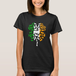 Irländsk flagga St Patrick S dag Corgi Shamrock Hu T Shirt