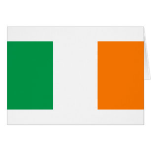 Irländsk flagga/St Patricks dag Hälsningskort