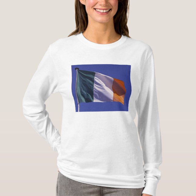 Irländsk flagga tee shirt (Framsida)