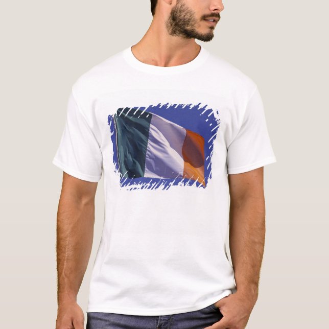 Irländsk flagga tee shirt (Framsida)