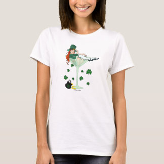 Irländsk flicka Martini T-shirt