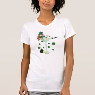 Irländsk flicka Martini T Shirt