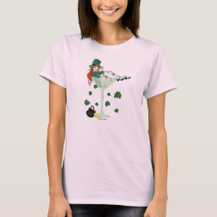 Irländsk flicka Martini Tee