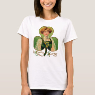 Irländsk flicka St. Patrick's Day Kvinnors T-shirt