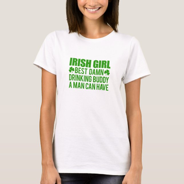 Irländsk flicka t-shirt (Framsida)