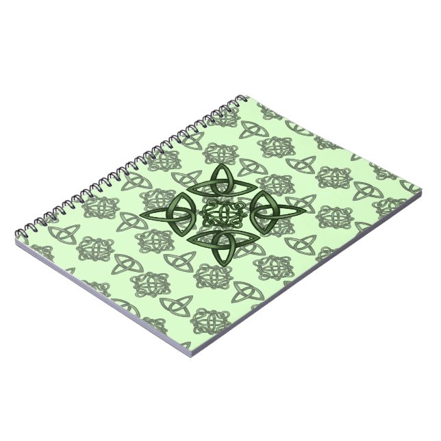 Irländsk fnurra & Tri designanteckningsbok Anteckningsbok (Vänstra Sidan)