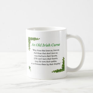 irländsk förbannelse kaffemugg