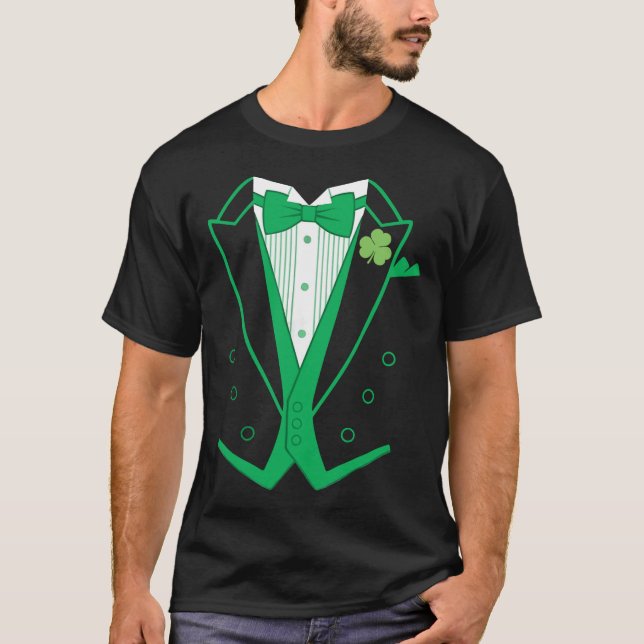 Irländsk formell smokingst patrick's dayfantastisk t shirt (Framsida)