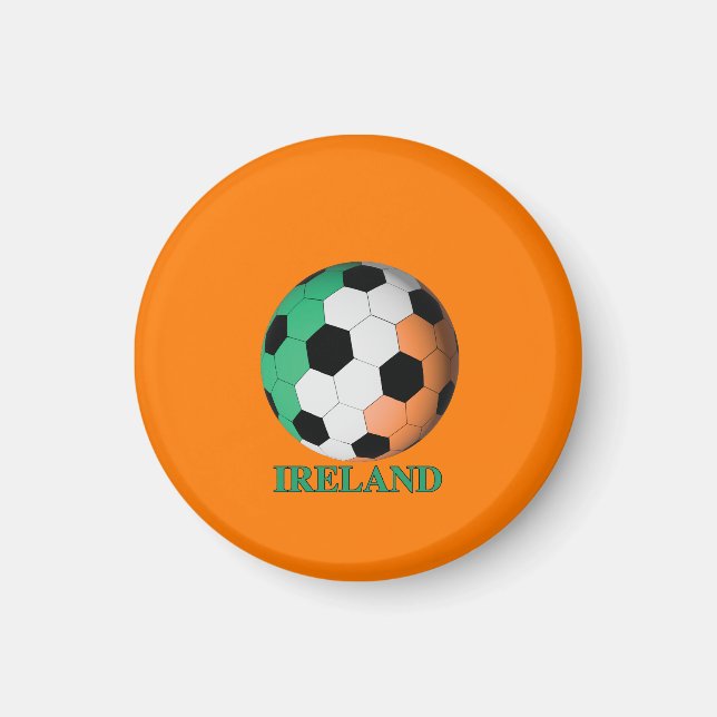 Irländsk fotboll magnet (Framsidan)