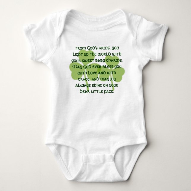 Irländsk glädjen skiner alltid på din kära tee shirt (Framsida)
