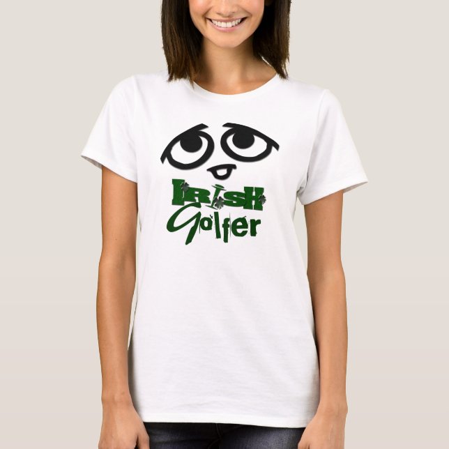 Irländsk golfare t shirt (Framsida)