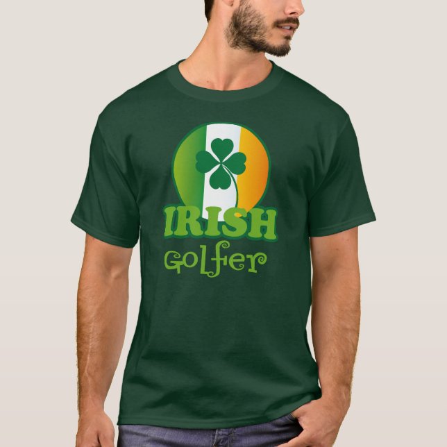 Irländsk golfaregåva t-shirt (Framsida)