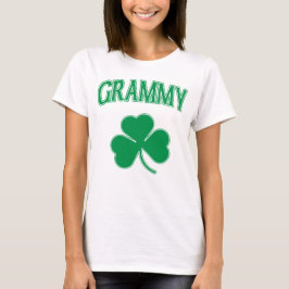 Irländsk Grammy grön Shamrock Tee