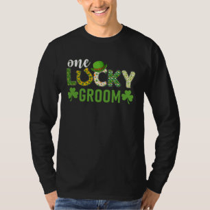 Irländsk grupp matchar en lycklig brudgum St Patri T Shirt