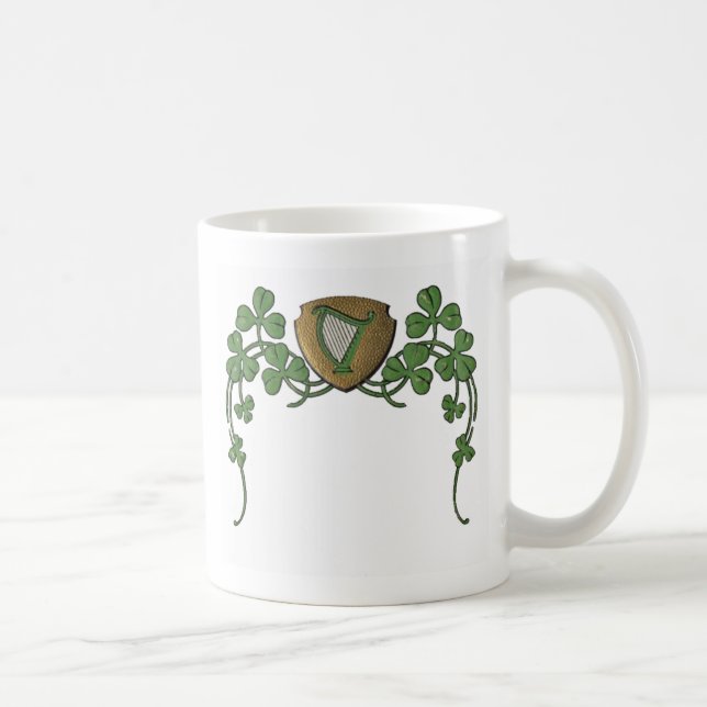 Irländsk harpa kaffemugg (Höger)